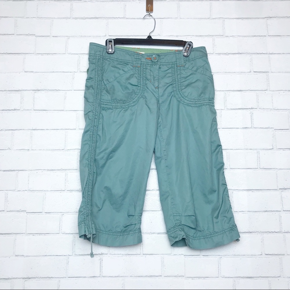 Anthropologie Hei Hei Utility Green Cargo Pants
